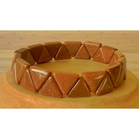 Bracelet Sunny stone triangle