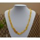 Collier long Ambre clair