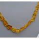 Collier long Ambre clair