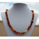 Collier Ambre sautoir foncé