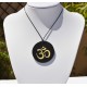 Pendentif Shungite Om