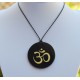 Pendentif Shungite Om