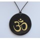 Pendentif Shungite Om