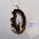 Pendentif Agate pointe de cristal
