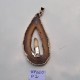 Pendentif Agate pointe de cristal