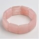 Bracelet Quartz rose square 20mm