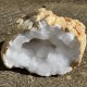 Calcite blanche géode complète 03