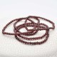 Grenat bracelet perles rondes 4mm