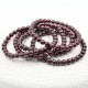 Grenat bracelet perles rondes 6mm
