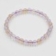Amétrine bracelet perles rondes 6mm