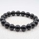 Turmalina negra pulsera perlas redondas 10mm