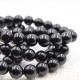 Tourmaline noir bracelet perles rondes 10mm
