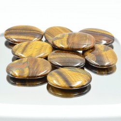 Piedras pulidas chakra Ojo de Tigre