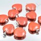 Jaspe Rouge pendentif coeur
