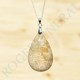 Pendentif Agate Fossile