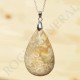 Pendentif Agate Fossile