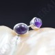 Boucle d'oreille Améthyste