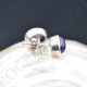 Boucle d'oreille Améthyste
