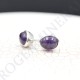 Boucle d'oreille Améthyste