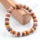 Bracelet Jaspe mokaïte Perles rondes