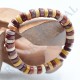 Bracelet Jaspe mokaïte Perles rondes