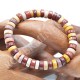 Bracelet Jaspe mokaïte Perles rondes
