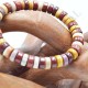 Bracelet Jaspe mokaïte Perles rondes