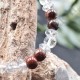 Bracelet Obsidienne Marron et Cristal de Roche
