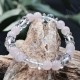 Bracelet Quartz rose Perles rondes