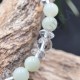 Bracelet Jade et Cristal de Roche
