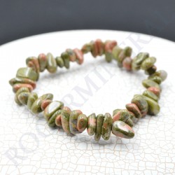 Bracelet Unakite baroque