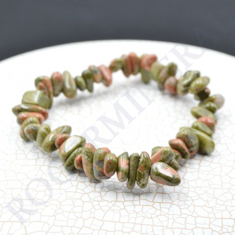 Bracelet Unakite baroque