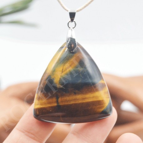 Pendentif Oeil de Faucon et tigre