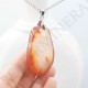 Pendentif Plaque de Cornaline