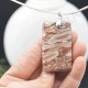Pendentif Jaspe Rouge Bréchique