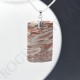 Pendentif Jaspe Rouge Bréchique