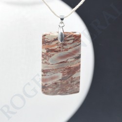 Pendentif Jaspe Rouge Bréchique