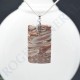 Pendentif Jaspe Rouge Bréchique