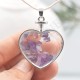 Pendentif coeur Améthyste