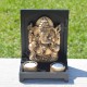 Tableau Ganesh et porte bougie résine couleur or