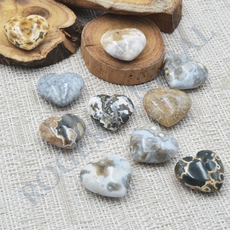 Jaspe Orbiculaire petits coeurs