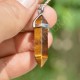Pendentif Oeil de Tigre biterminé