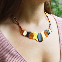 Ambre collier AMBC3