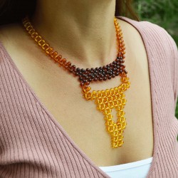 Ambre collier AMBC8