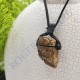 Pendentif Oeil de Tigre brut + cordon
