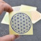 Autocollant fleur de vie 10cm