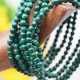 Bracelet Malachite perles rondes 4mm