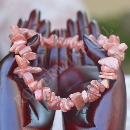 Bracelet Rhodocrosite baroque