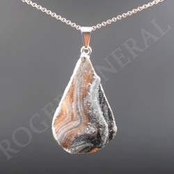 Colgante flor de Calcedonia