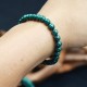 Bracelet Malachite perles rondes 6mm 